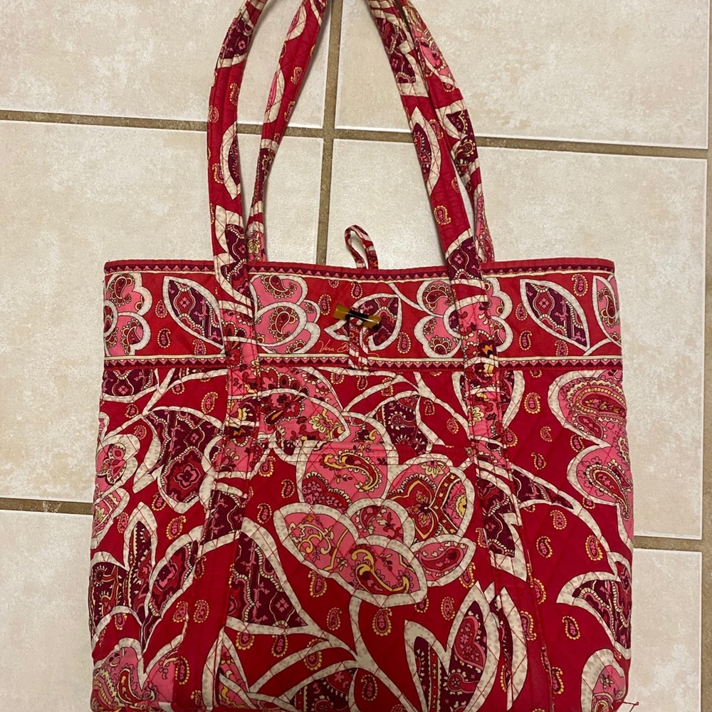Vera Bradley Tote Bag - Pink/Red pattern